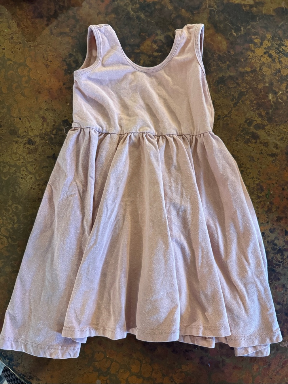 Alice + Ames Dusty Pink Sleeveless Twirl Dress